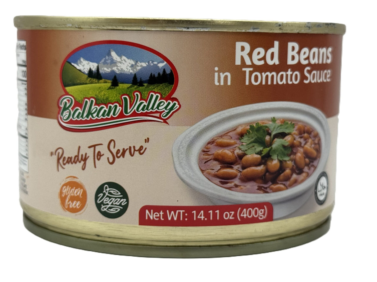 Balkan Valley Red Beans In Tomato Sauce 400 Gr image 0