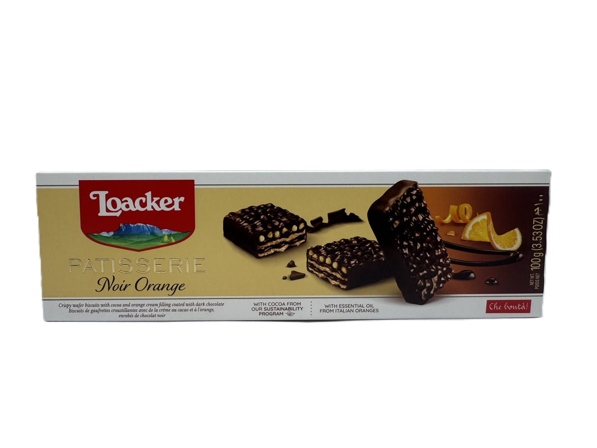 Loacker Patisserie Noir Orange 100 gr image 1