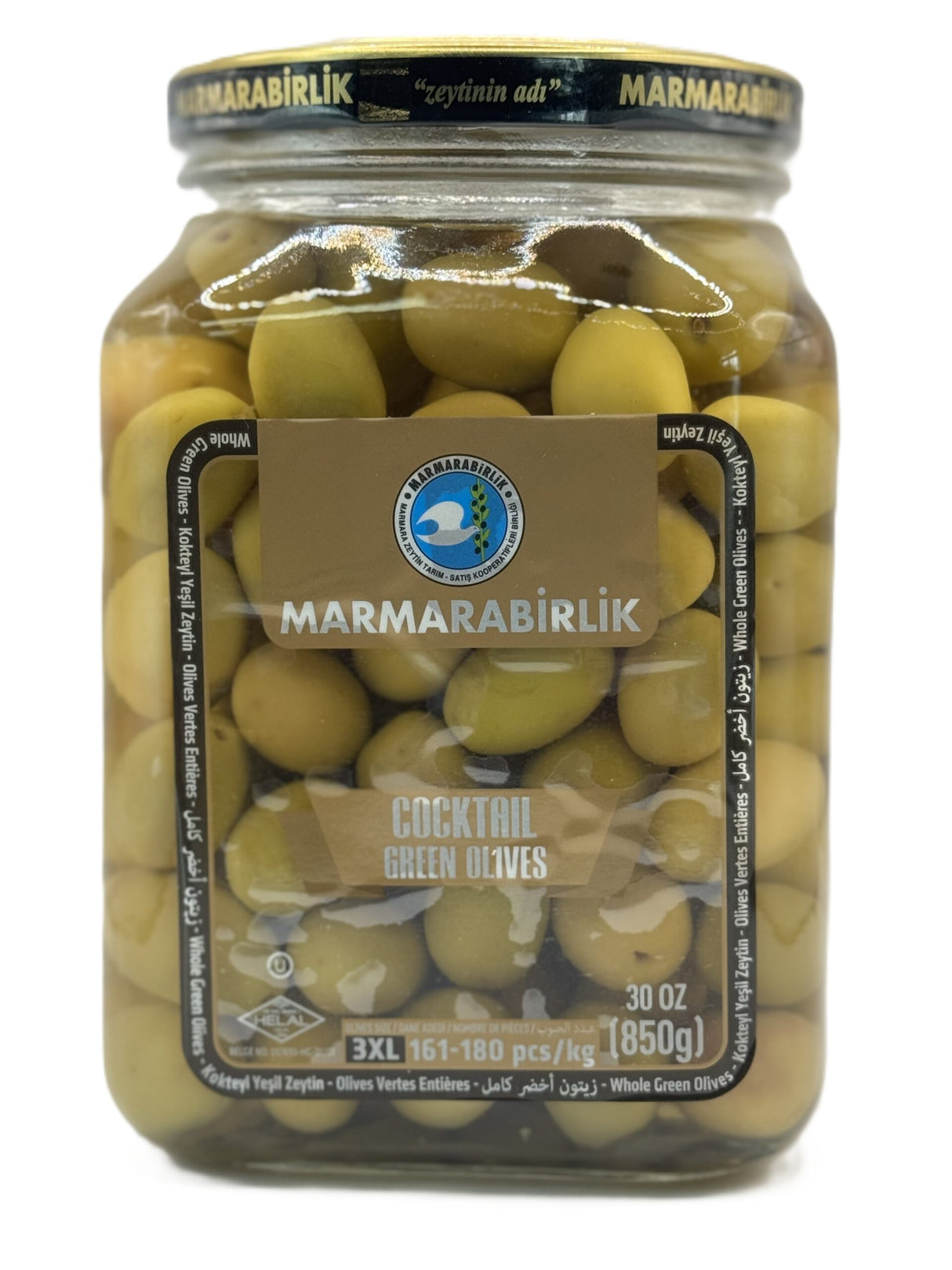 Marmarabirlik Cocktail Green Olives image 0