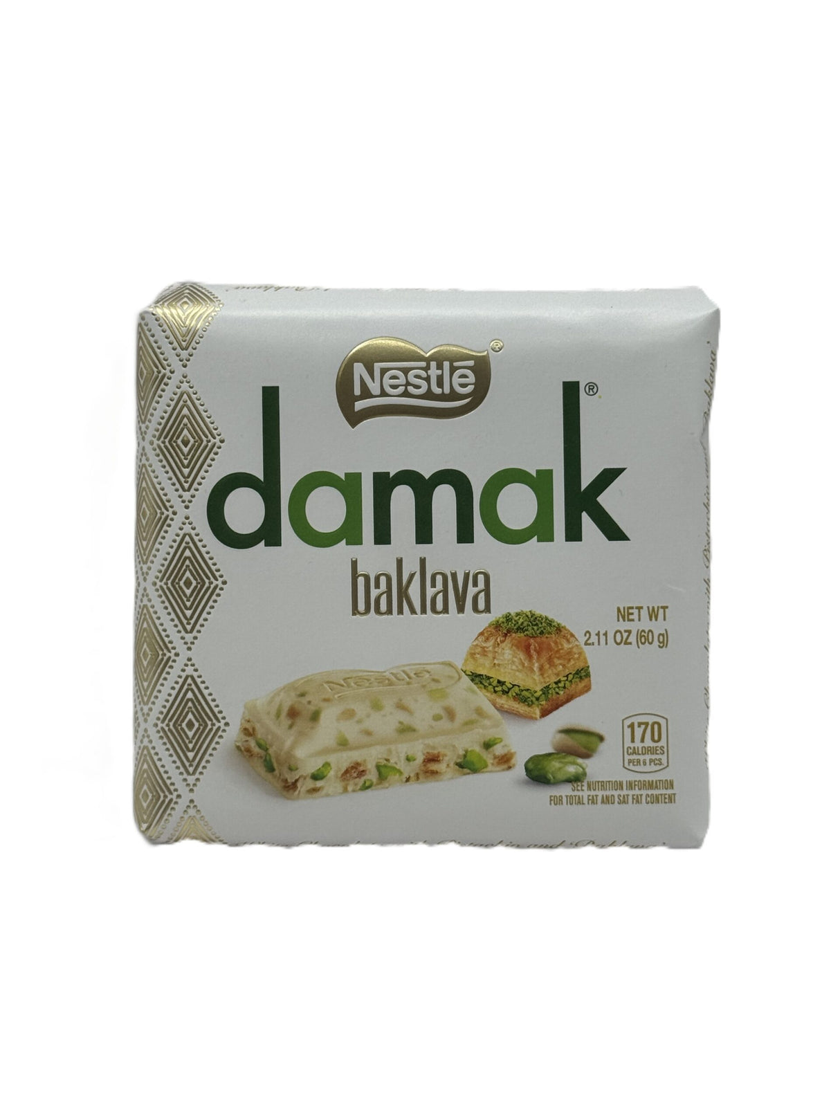 Nestle Damak White Chocolate w Pistachio & Baklava 60 Gr image 0