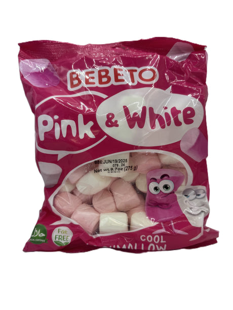 Bebeto Halal Marshmallows  Pink & White 275  gr image 0