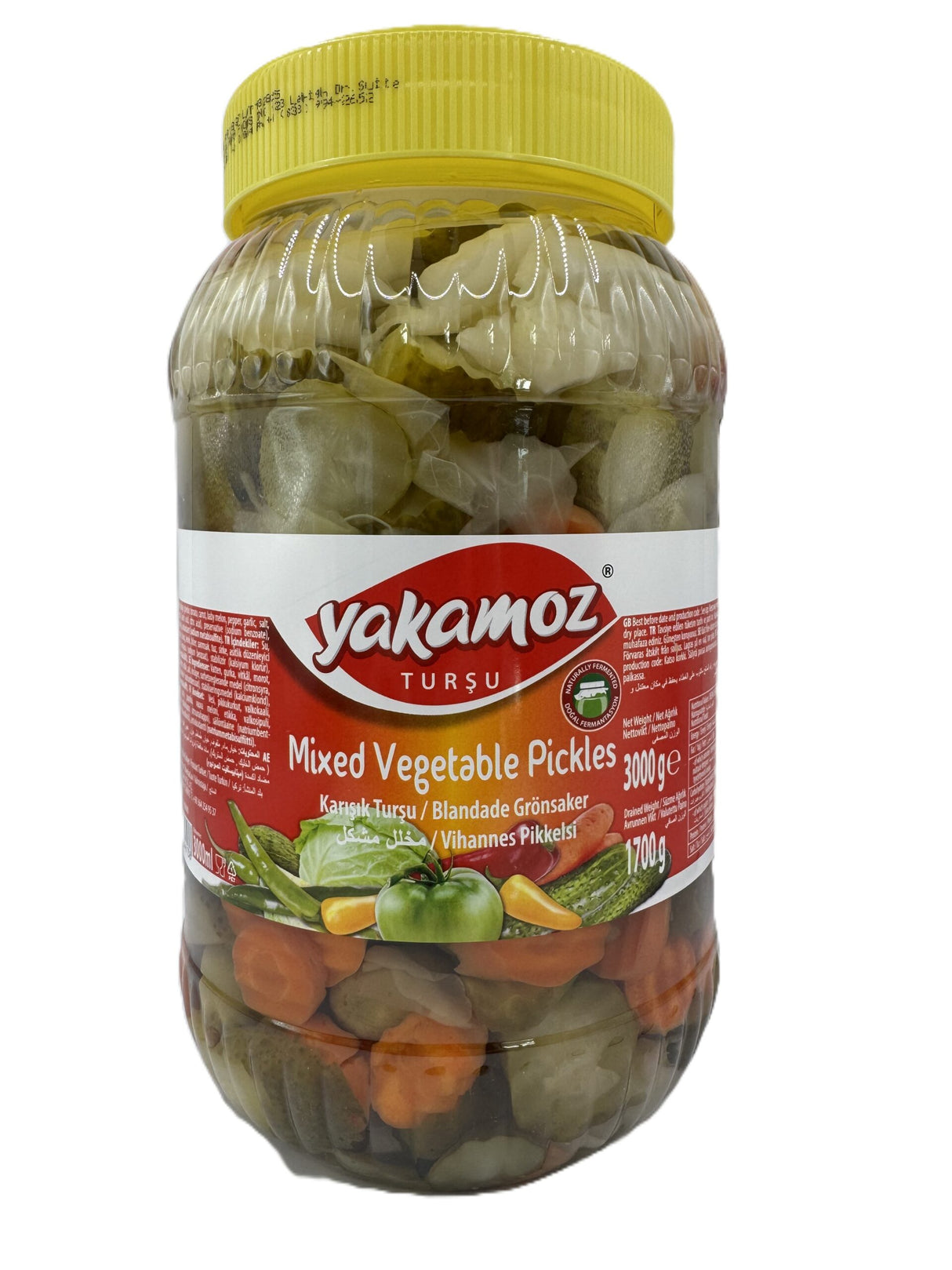Yakamoz Mixed Vegetable Pickles 3000Ml image 0