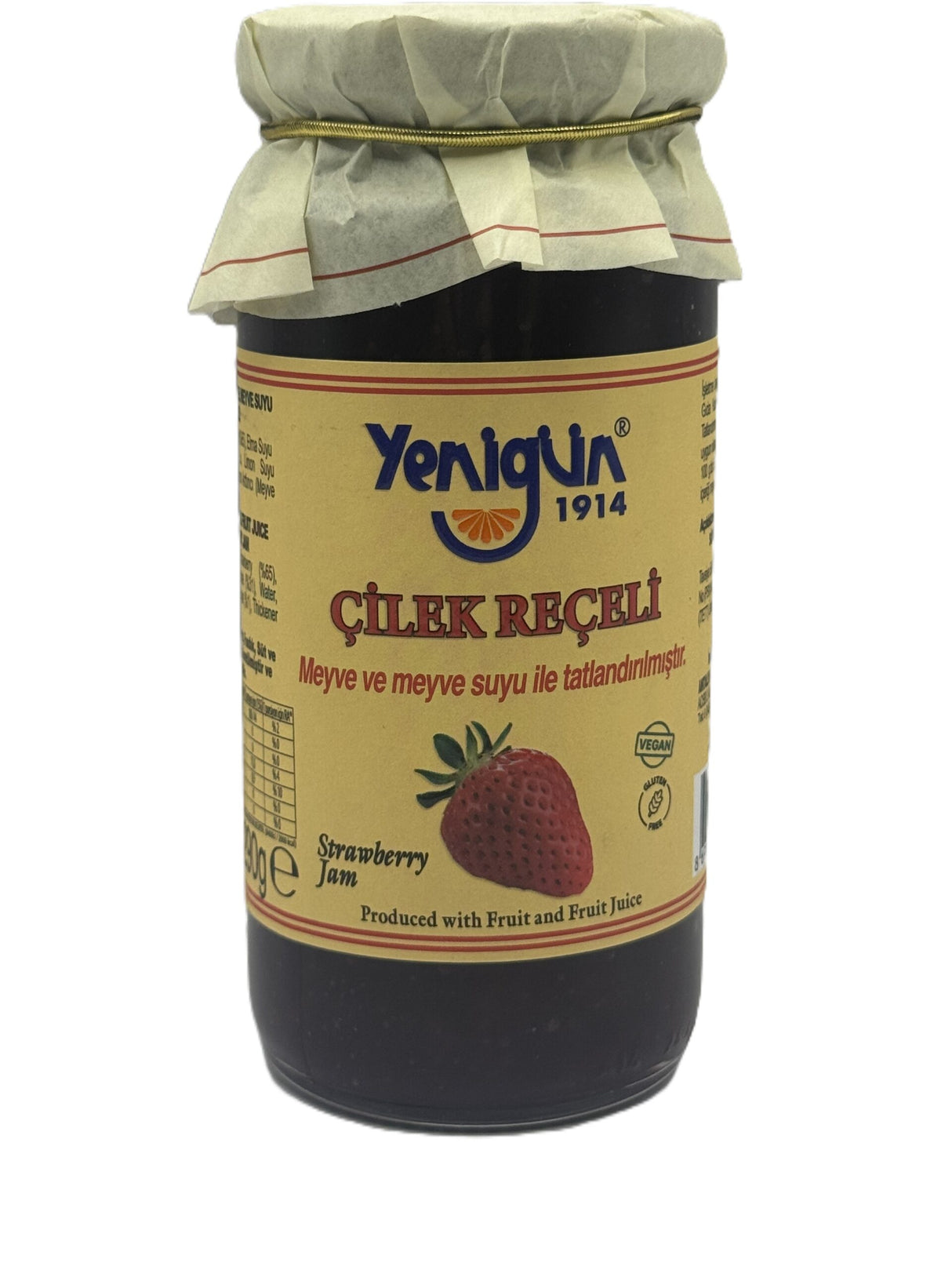 Yenigun Strawberry  Jam No Added Sugar 290 gr image 0