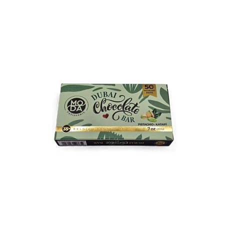 Moda Dubai Chocolate Bar With Pistachio-Kataifi 7 Oz (200 gram) image 0