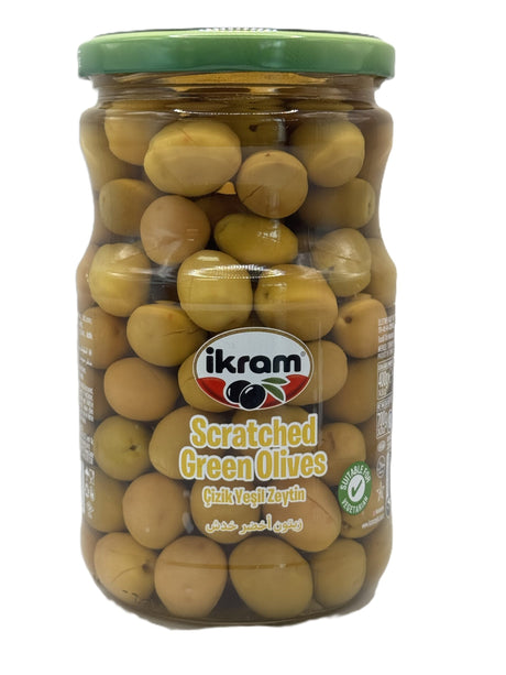 Ikram  Scratched Green Olives image 0
