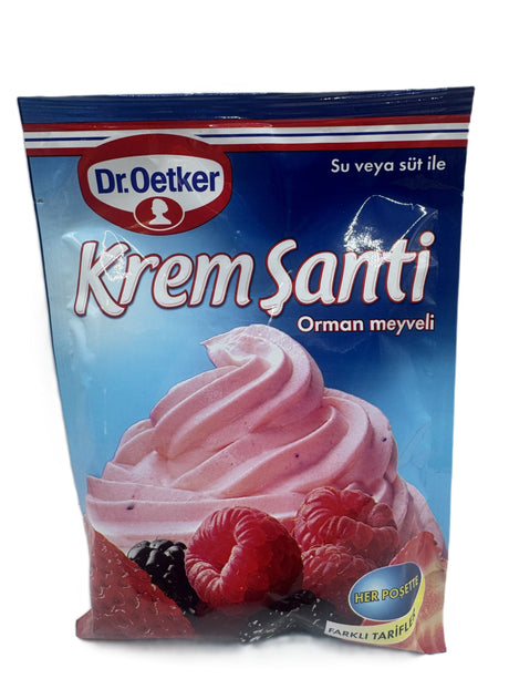 Dr. Oetker Whipped Cream Forest Fruit 75 Gr image 0