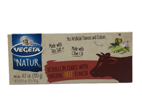 Vegeta Bouillon Cubes W Natural Beef Flavor 120 Gr image 0