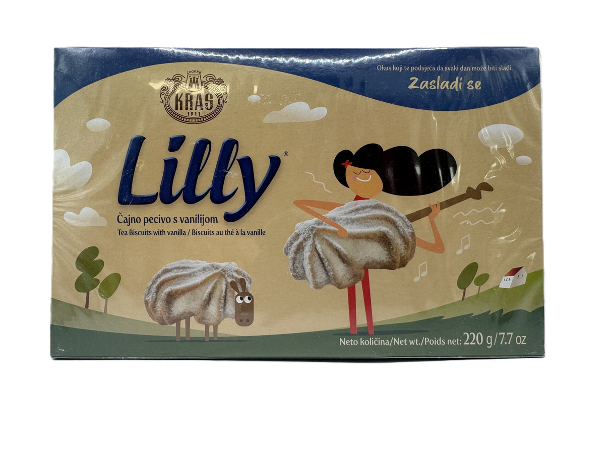 Kras Lilly Tea Biscuits w Vanilla 220 Gr image 0