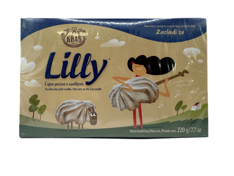 Kras Lilly Tea Biscuits w Vanilla 220 Gr image 0
