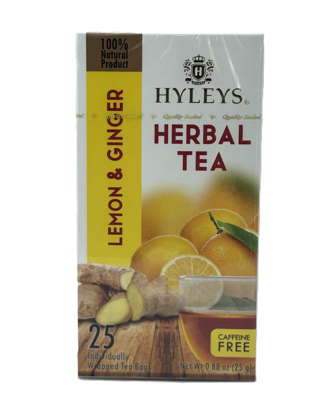 Hyleys Lemon & Ginger Herbal Tea image 0
