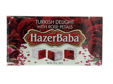Hazerbaba Turkish Delight w Rose Petals  454 gr image 0