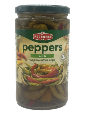 Podravka Pepper Mild Pickles 600 Gr image 0