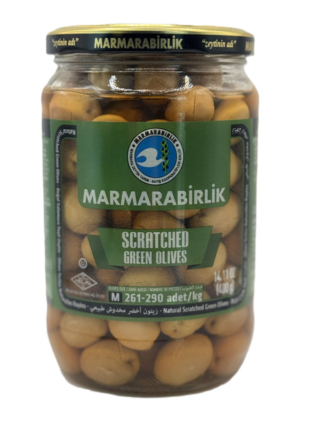 Marmarabirlik Scratched Green Olives image 0