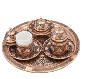 Turkish Copper  Turkish Coffee Cup Set image 0