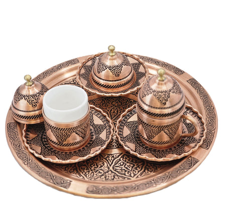 Turkish Copper  Turkish Coffee Cup Set image 0