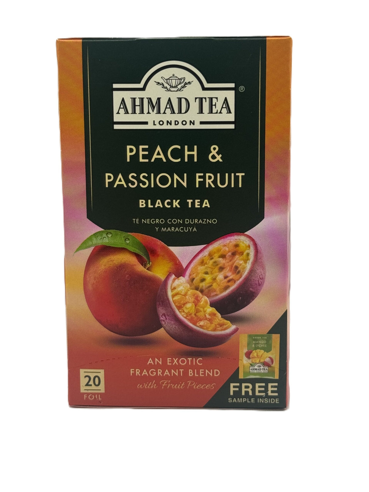 Ahmad Tea Peach & Passion Fruit Black Tea image 0
