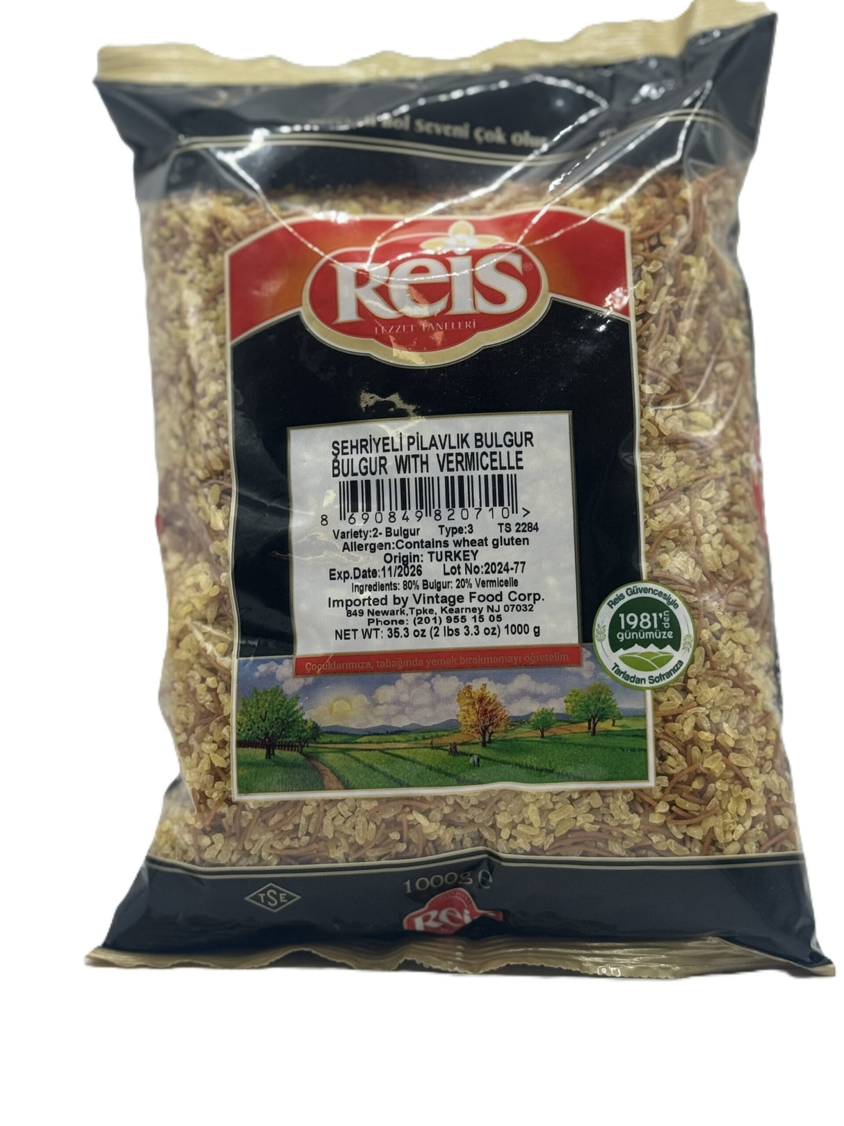 Reis Bulgur W Vermicelli 1000 gr image 0