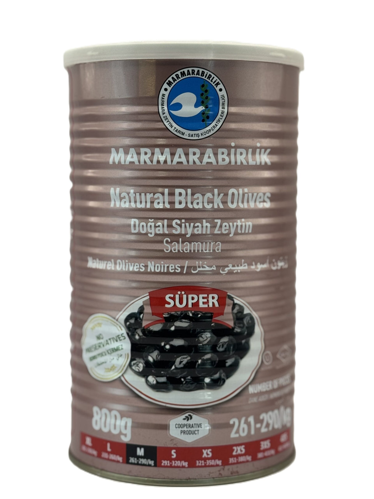 Marmarabirlik Naturel Black Olives image 0