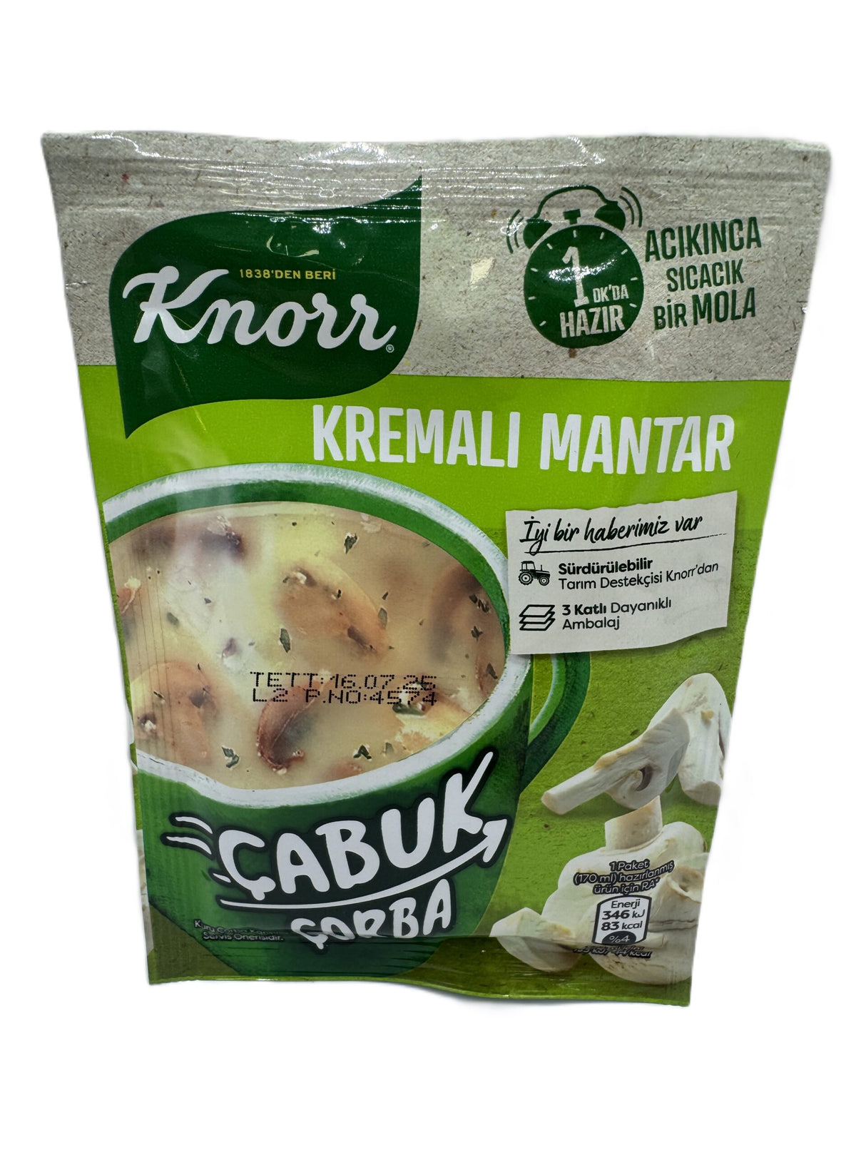 Knorr Creamy Mushroom Dry Soup Mix 19 Gr image 0