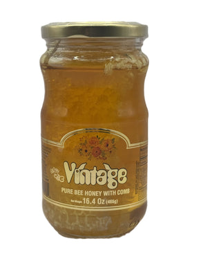 Vintage Pure Bee Honey W Comb image 0