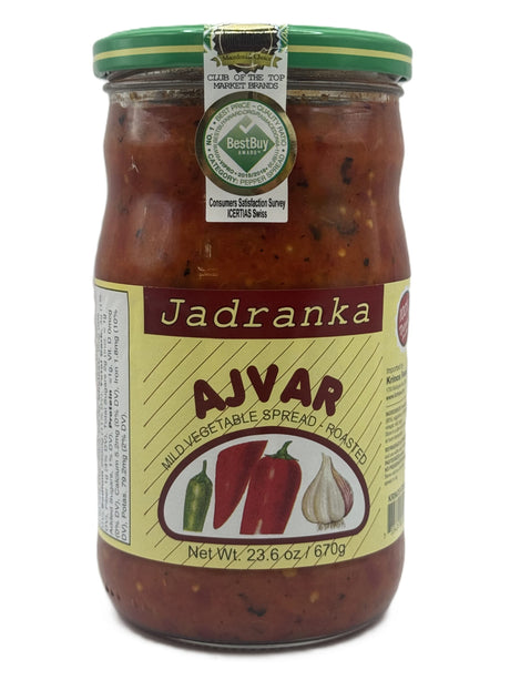 Jadranka Ajvar Mild 670 Gr image 0