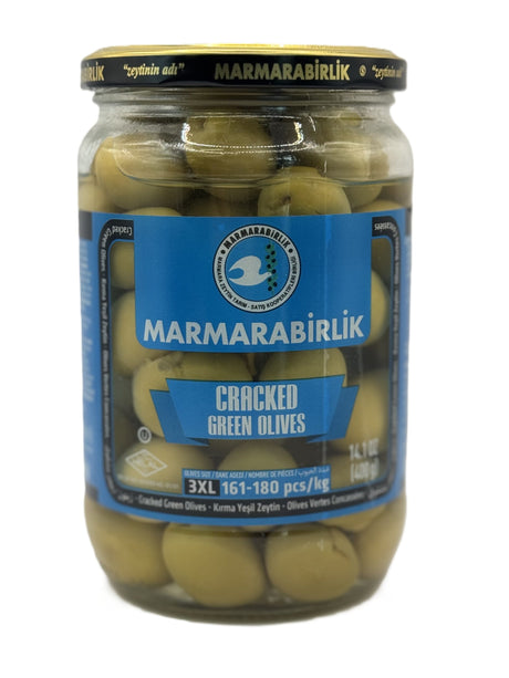 Marmarabirlik Cracked Green Olives 3 XL image 0