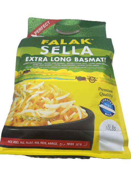 Falak Sella Extra Long Basmati 10 lbs image 0