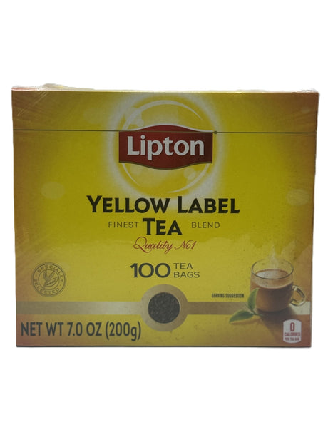 Lipton Yellow Label Tea 100 Tea Bags image 0