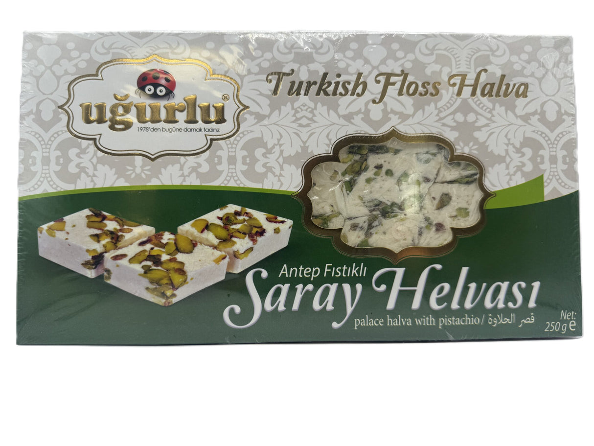 Ugurlu Cikopis  Turkish Floss Halva W Pistachio 250 Gr image 0
