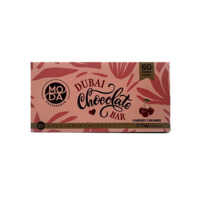Moda Dubai Chocolate Bar With Cherry Crumbs 7 Oz (200 gram) image 0