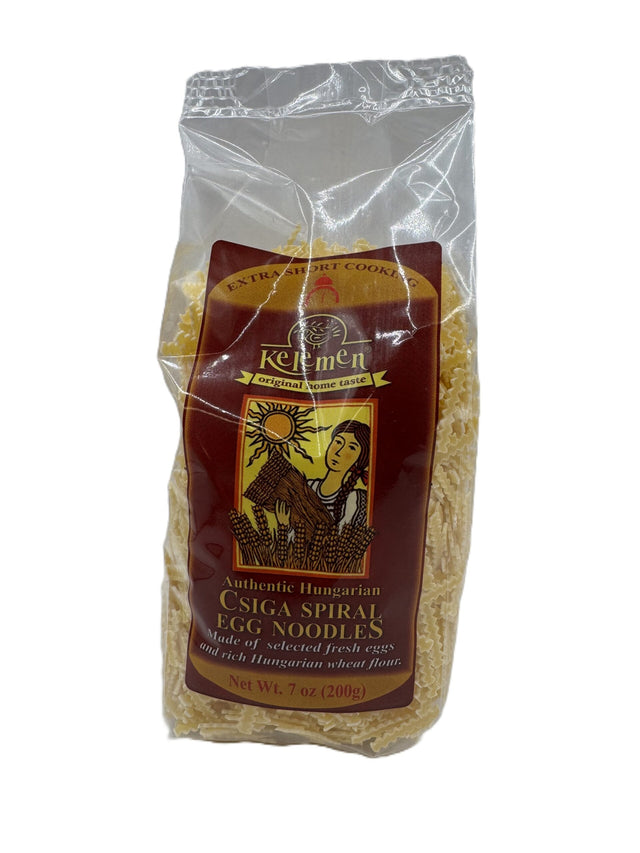 Kelemen Csiga Spiral Egg Noodles 200 Gr image 0