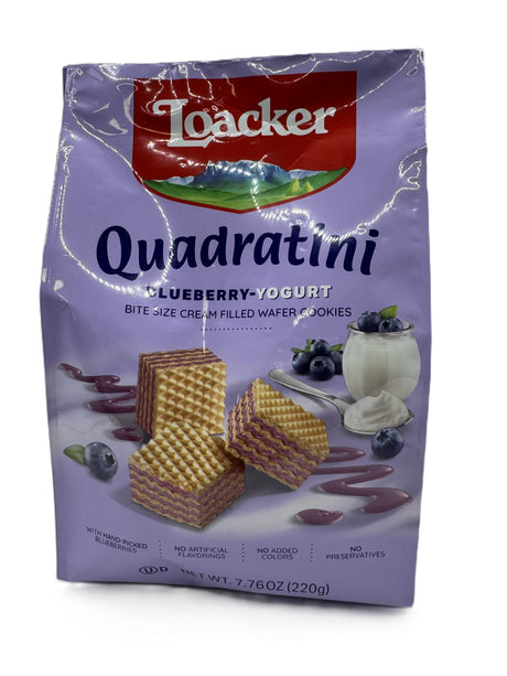 Loacker  Quadratini Blueberry Yogurt 220 gr image 0