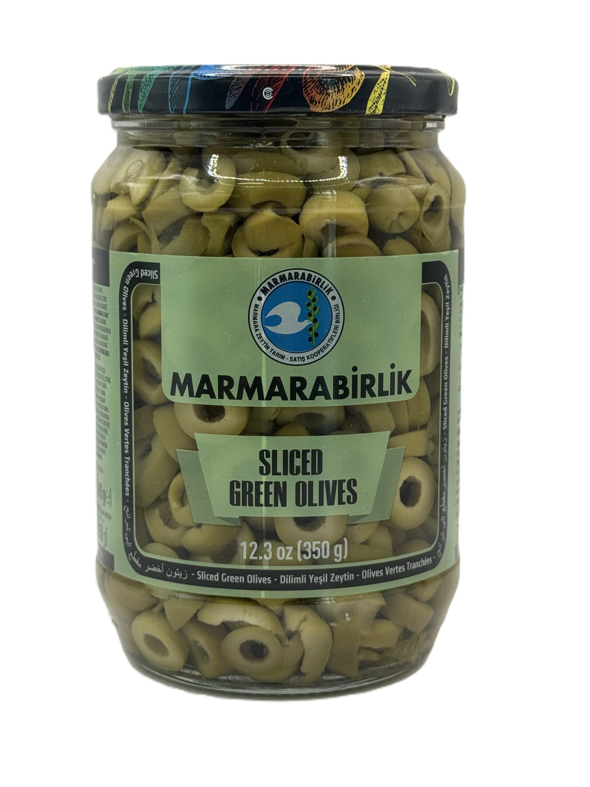 Marmarabirlik Sliced Green Olives image 0
