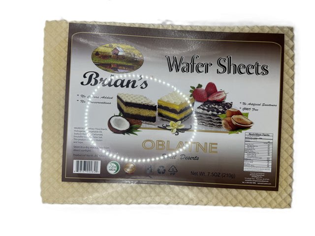 Brian s Wafer Sheets Oblatne  210 Gr image 0