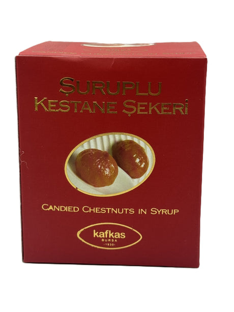 Kafkas Candied  Chestnuts In Syrup 500 Gr image 0