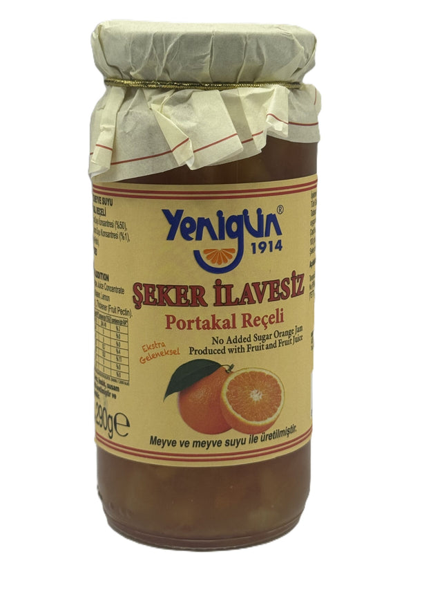 Yenigun Orange Jam No Added Sugar 290 gr image 0