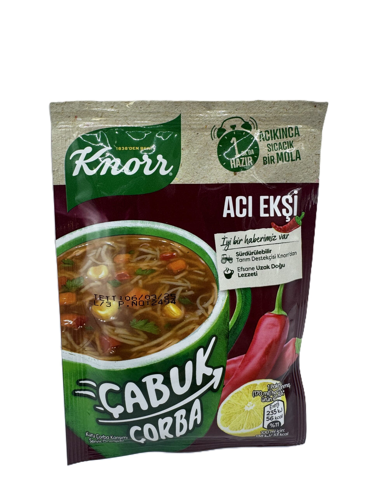 Knorr Hot -Sour Dry Soup Mix 19 Gr image 0