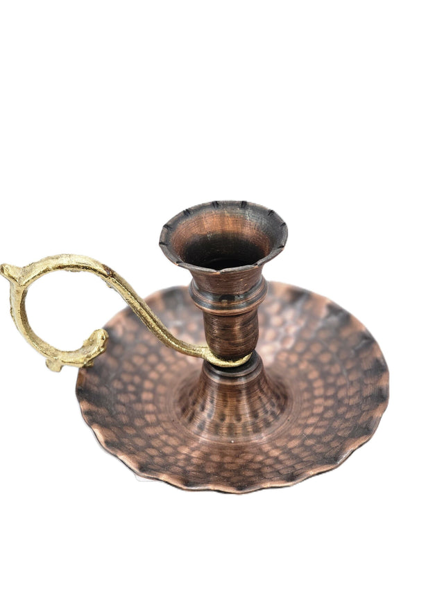 Turkish Copper Handmade Candle Holder image 0