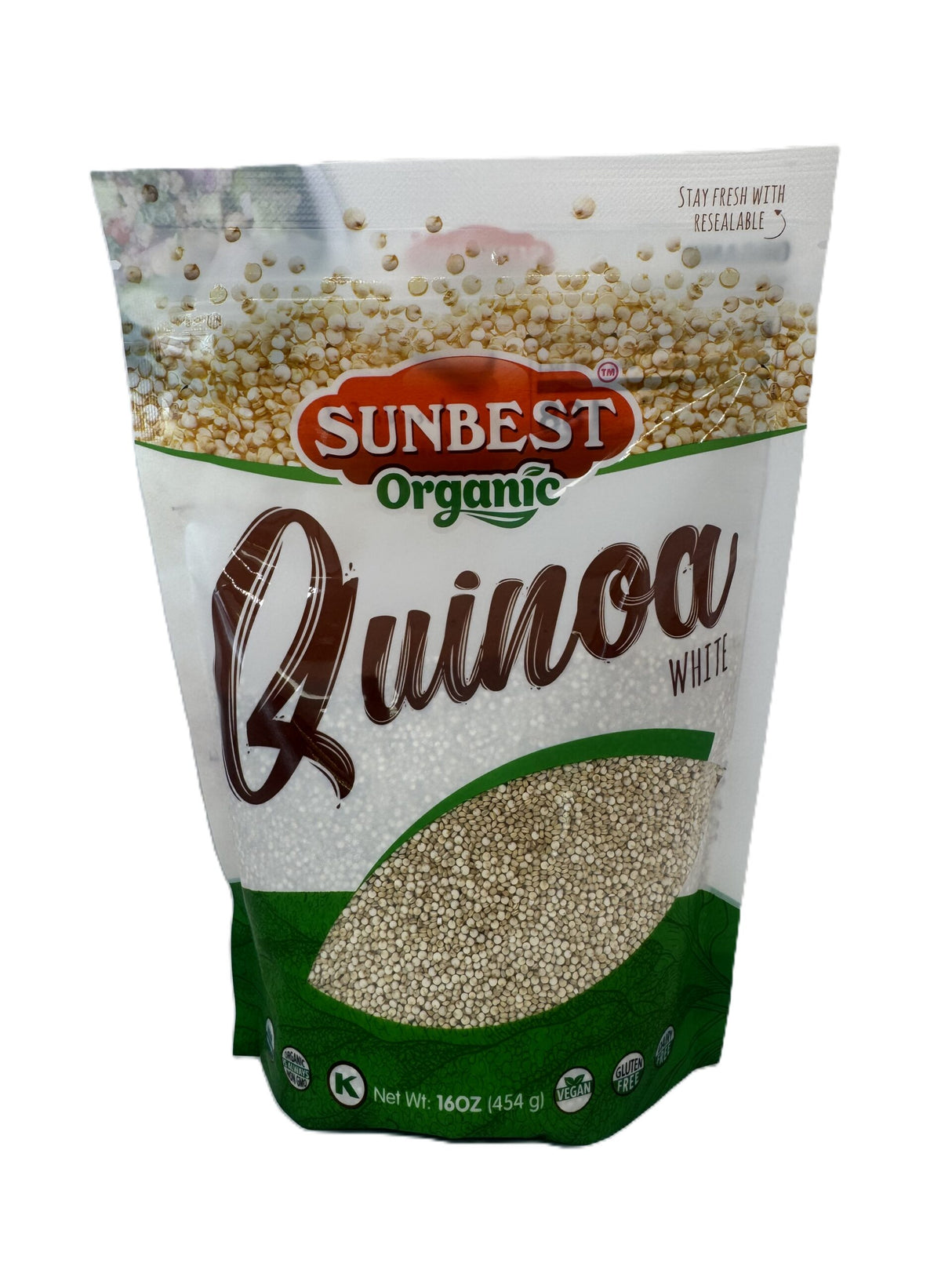 Sunbest Organic Quinoa White 454 Gr image 0