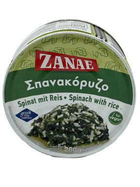 Zanae Spinach W Rice 280 Gr image 0
