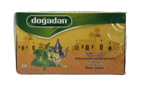 Dogadan Green Tea Moroccan Mint Cardamom Tea Bags image 0