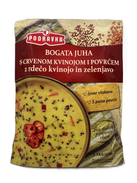 Podravka Hearty Vegetable Soup w Red Quinoa 70 Gr image 0