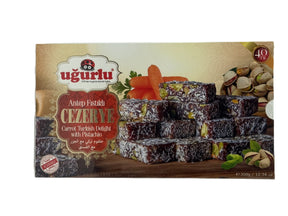 Ugurlu  Cezerye Carrot Turkish Delight W Pistachio 350 gr image 0