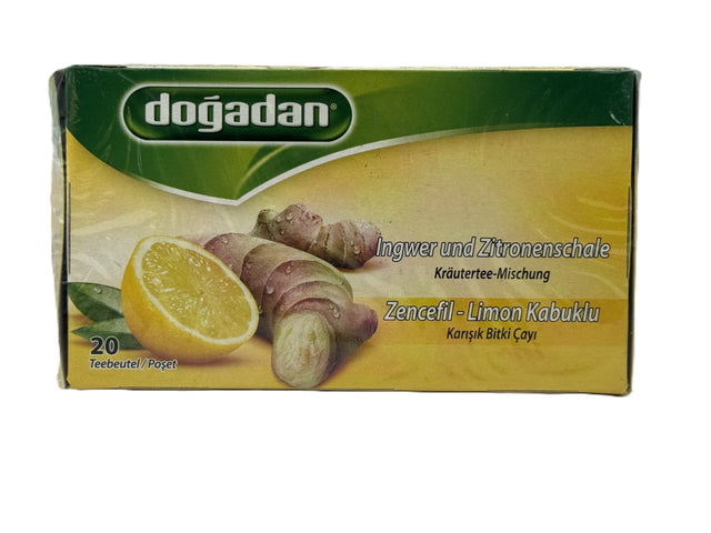 Dogadan Ginger And Lemon Peel Tea Bags image 0