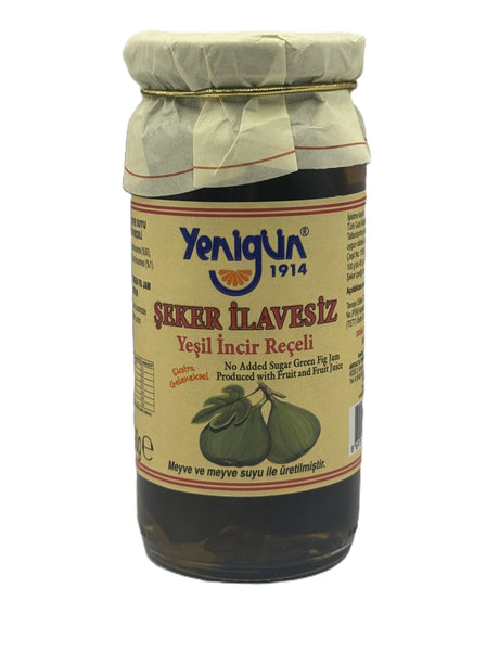 Yenigun Green Fig Jam 290 Gr No Added Sugar image 0