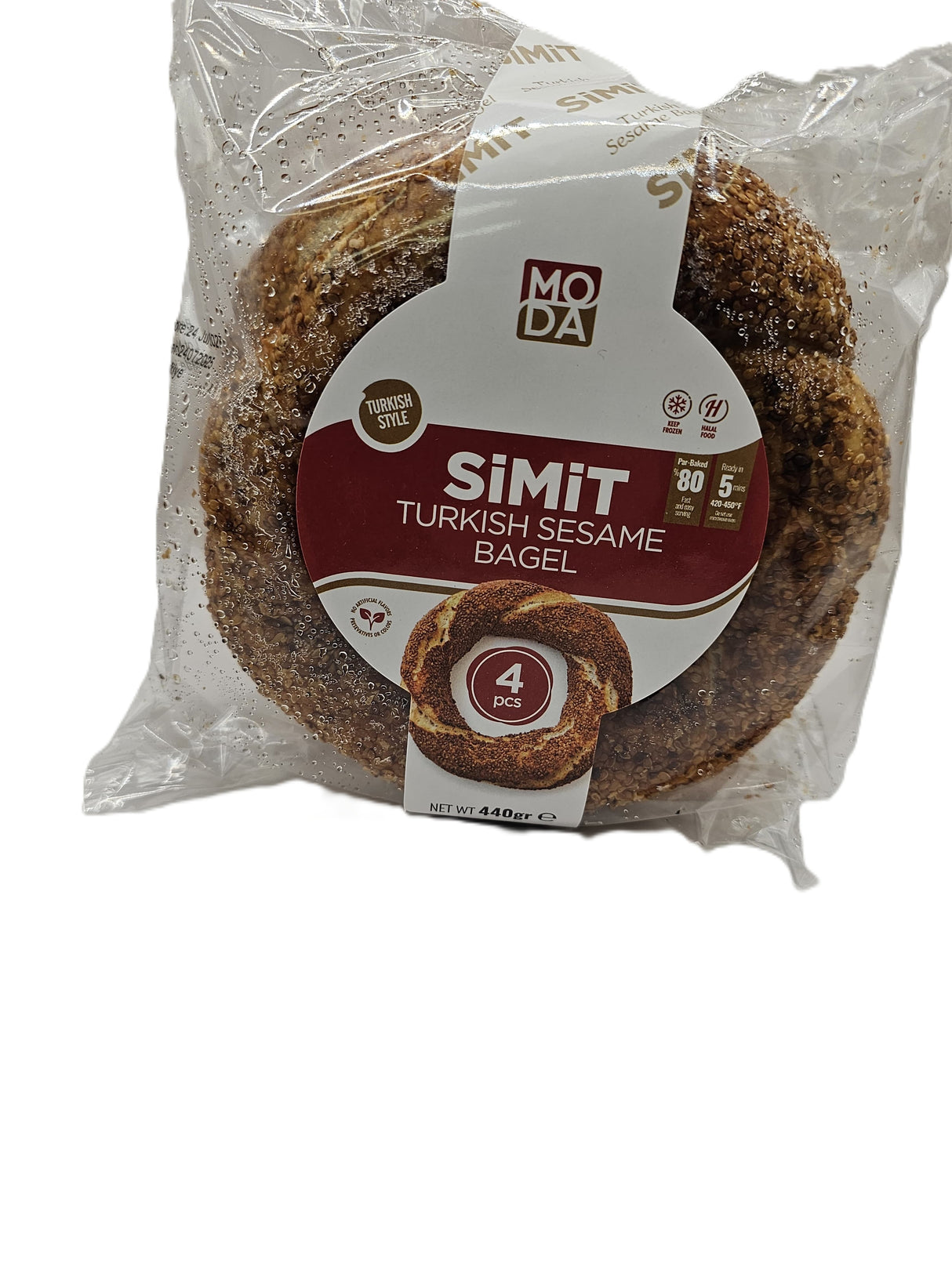 Moda Turkish Bagel Simit 4 Pcs 440 Gr