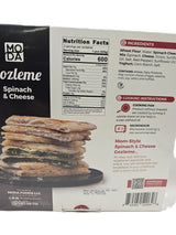 Moda Spinach-Cheese Stuffed Flatbread Gozleme 440 Gr 2 Pcs