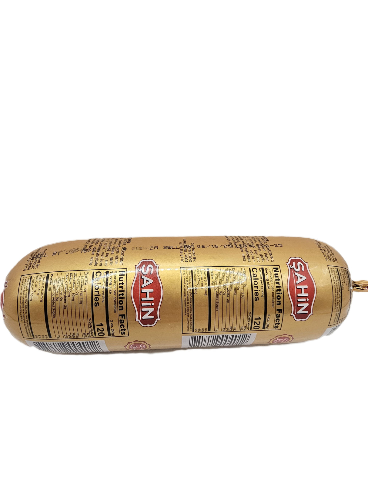 Sahin Beef Salami Halal 1 Lb
