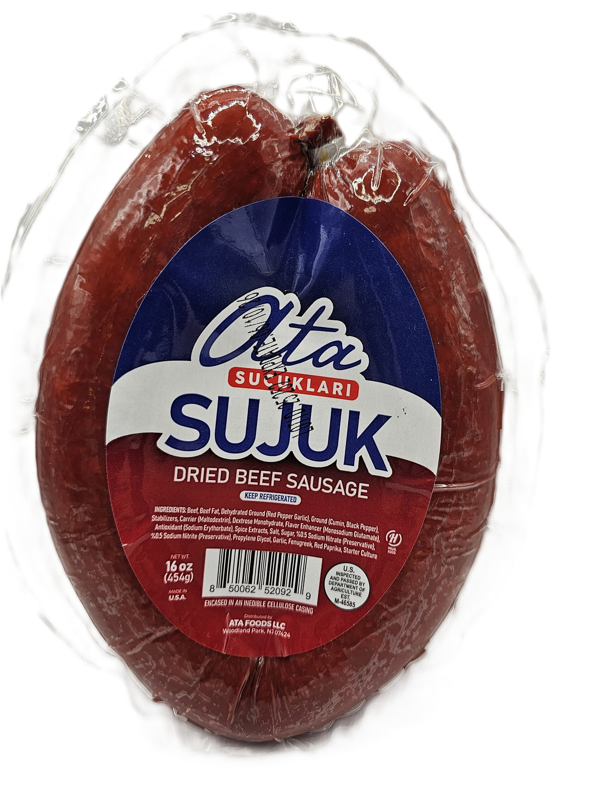 Ata Beef Sausage Halal 454 Gr