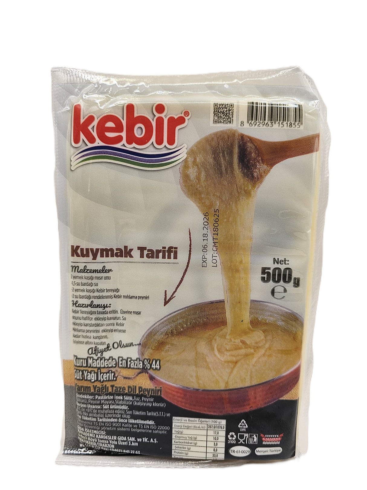 Kebir Kuymak Cheese 500 Gr